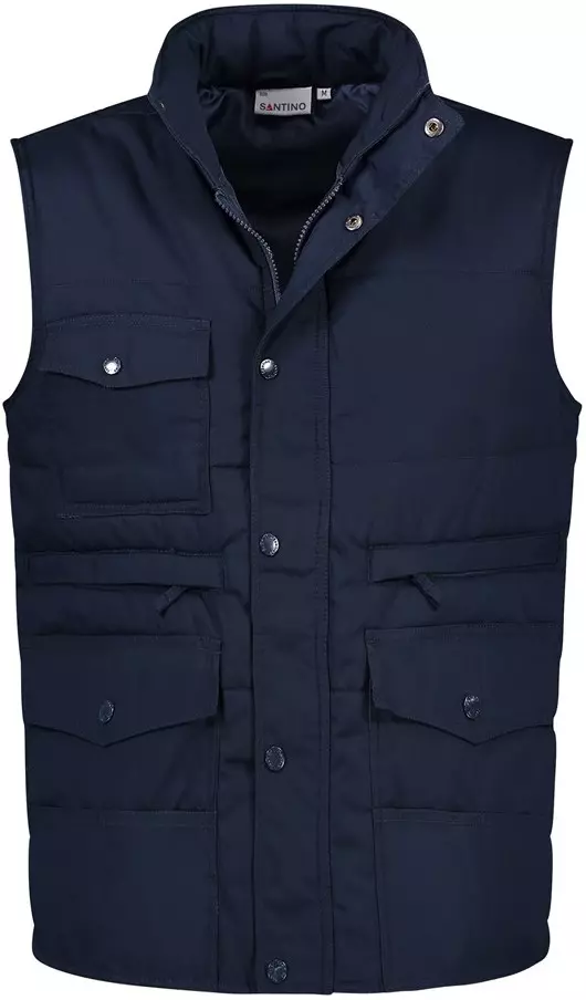 Bodywarmer donkerblauw Bob Santino