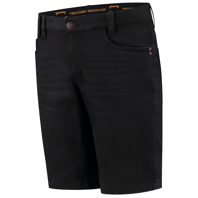 Tricorp Jeans Premium Stretch Kort Denimblack