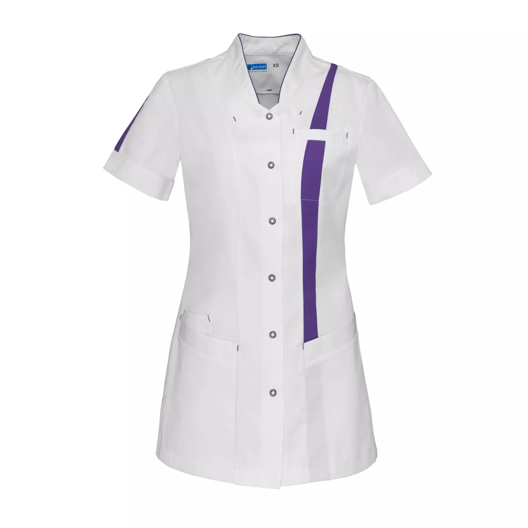 Zorgjas Lara Wit/Paars De Berkel Dames Voorkant