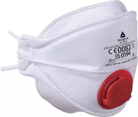 Stofmasker FFP3 met ventiel Delta Plus 10 stuks