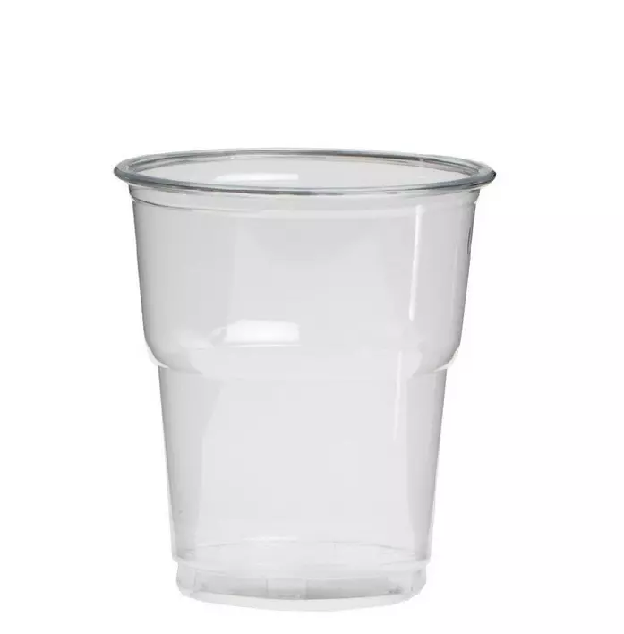 Plastic drinkbeker met kraag 200/250ml Top Ø78mm