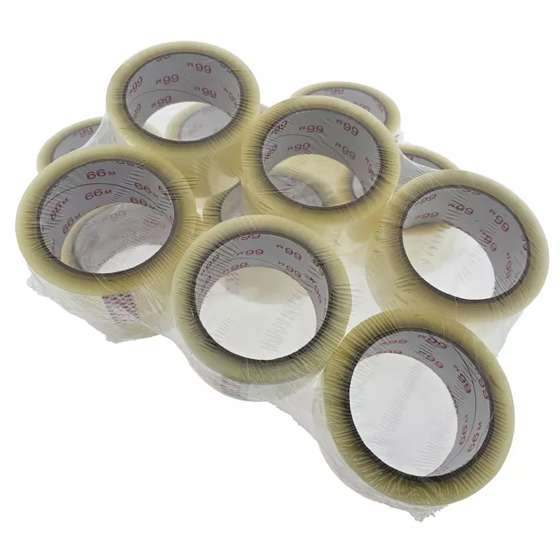 PP Tape Hotmelt Transparant - 48mmx66m - 28mu