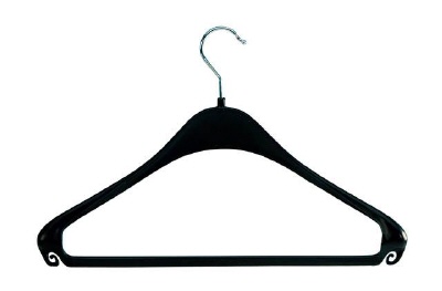 Hanger 44cm breed, 20mm dik zwart 40cm