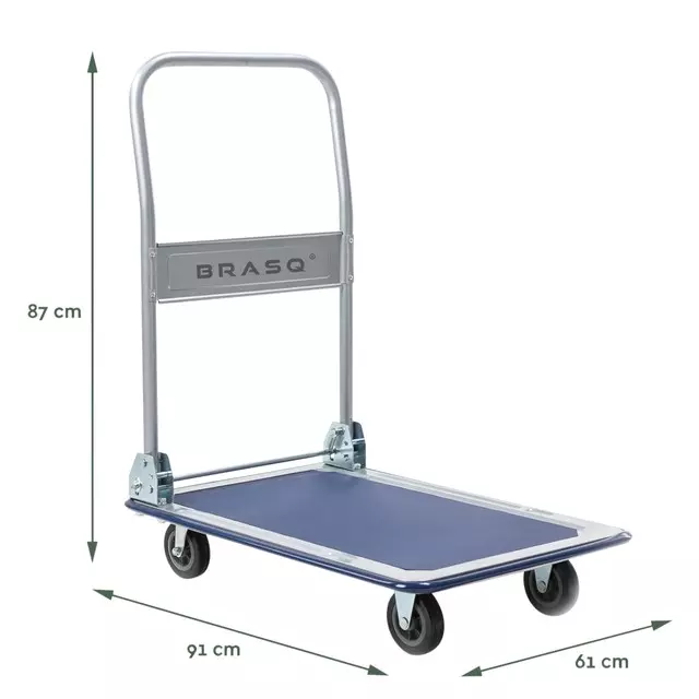 Transportkar inklapbaar 300kg Staal BRASQ