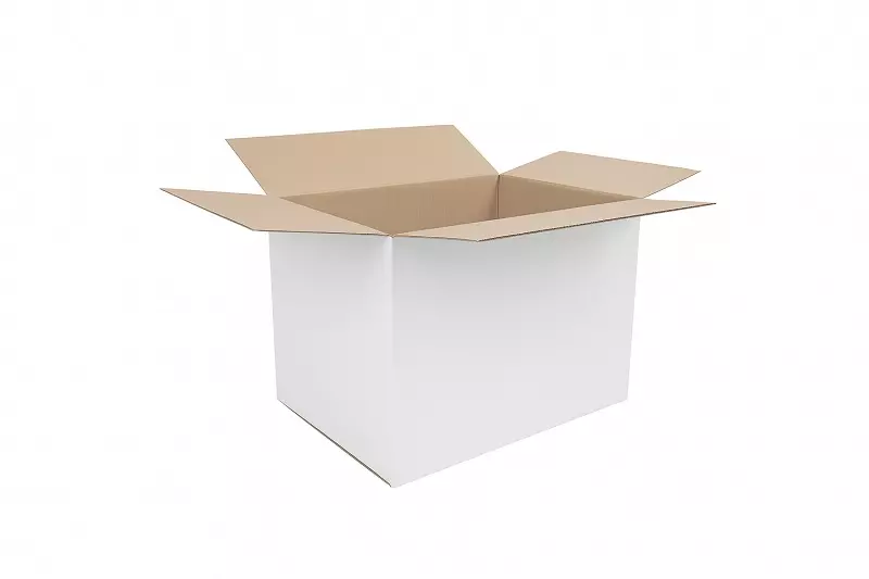 Amerikaanse vouwdoos EB-golf 586x386x430mm Wit