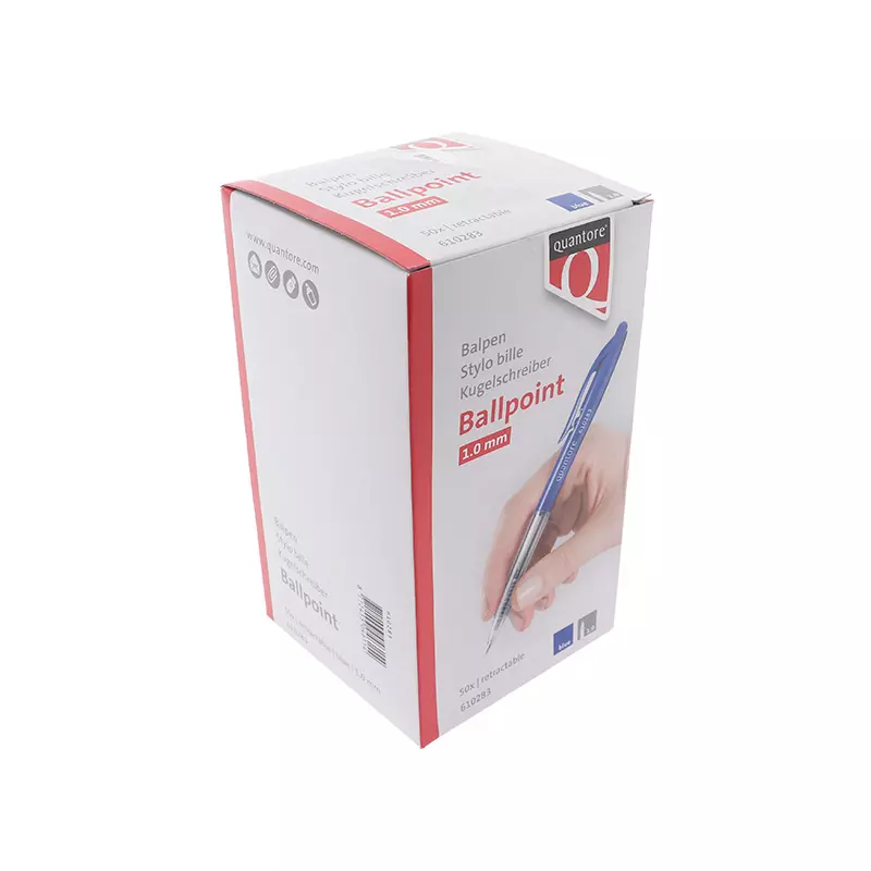 Quantore Balpen Met Drukknop Blauw