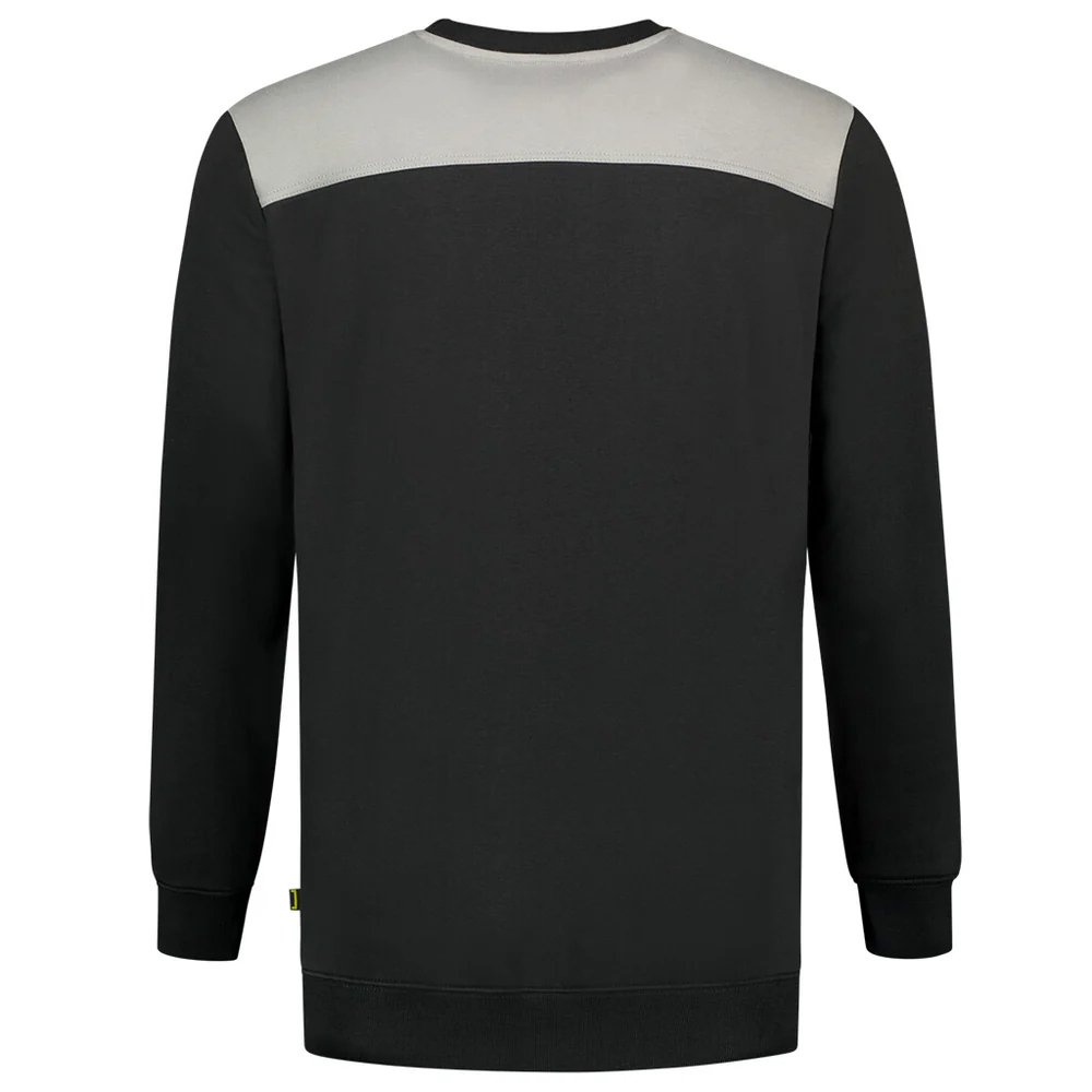 Sweater Bicolor Naden zwart-grijs