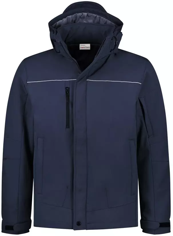 Softshell jas marine blauw Stockholm heren Santino