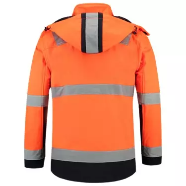 Softshell fluor oranje/blauw TSE3001