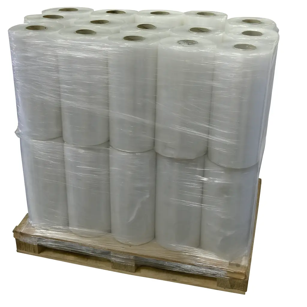 Machinewikkelfolie NANO Transparant 15 micron 270% rek 50 cm breed