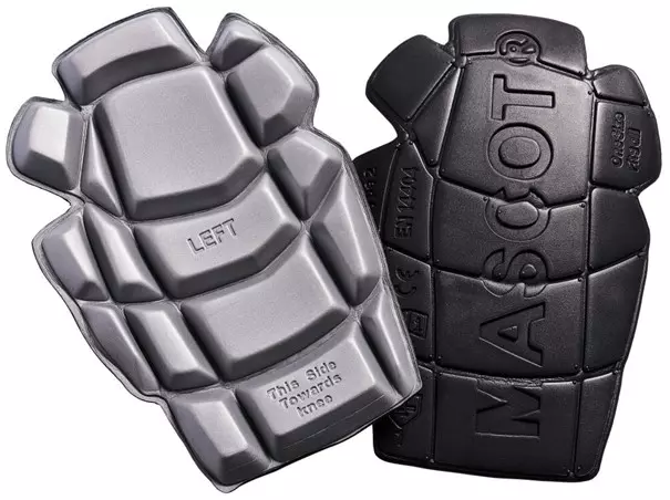 Kniebeschermers Long Zwart/Lichtgrijs Mascot