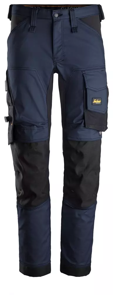 Werkbroek heren stretch marine met zwart Snickers 6341