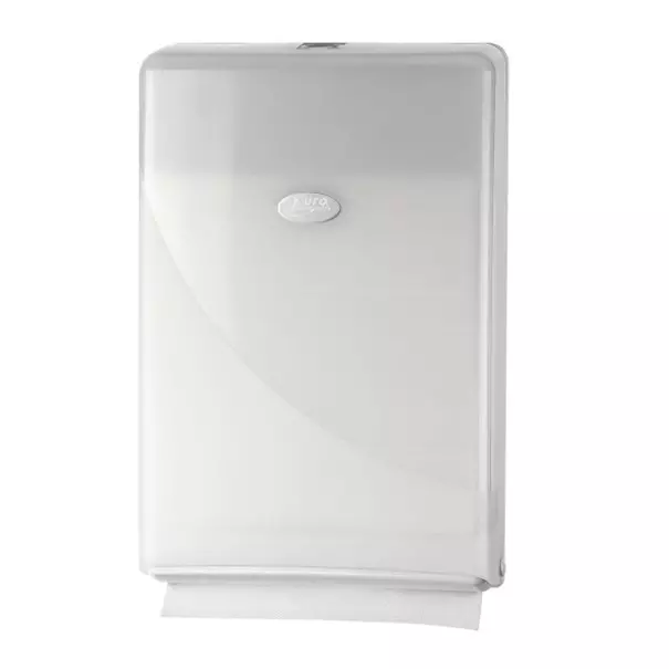 Handdoekdispenser Pearl White Mini Fold Wit