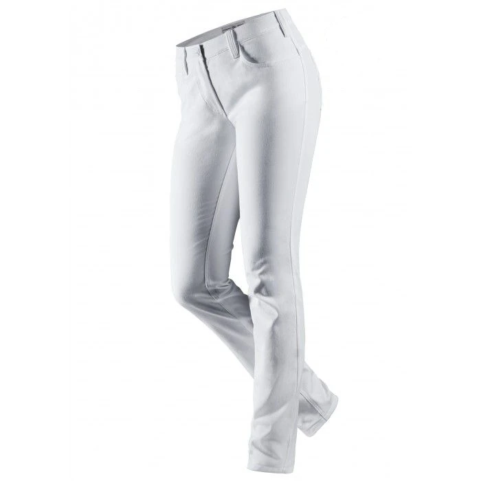 Spijkerbroek slim fit dames 1755 BP lengte 34 wit