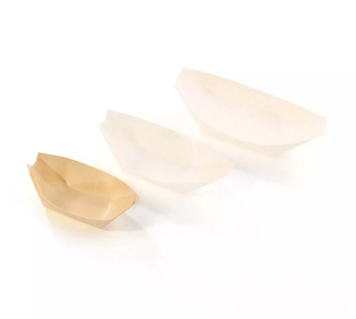 Amuse Bootje Hout 6,5x4,2cm 100 stuks