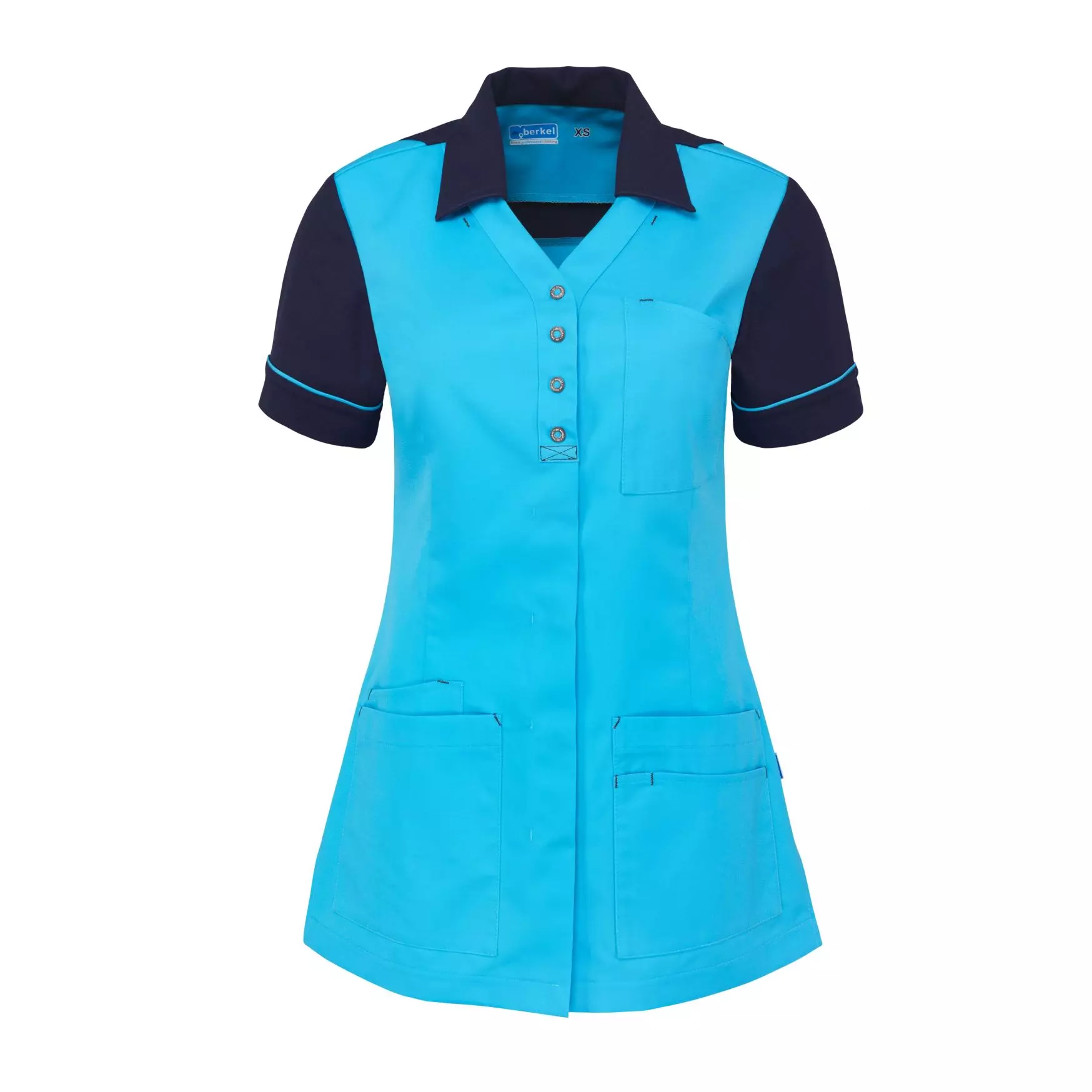 Zorgjas Carmen Azuurblauw/Marine De Berkel Dames Voorkant