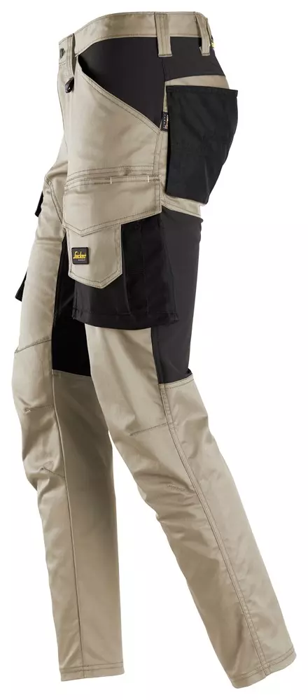 Snickers Allround Werkbroek 6803 Zonder Kniezakken Kaki/Zwart