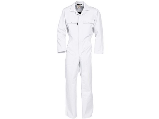 Overall wit katoen 100%