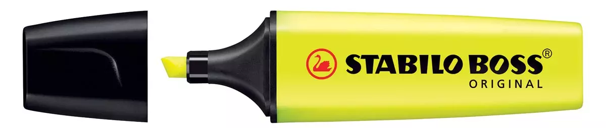 Stabilo Markeerstift Geel 10 stuks
