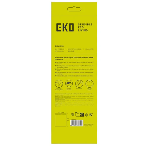 Afvalzak 3-6 liter trekband 35x40cm wit (doos à 24rolx30st)