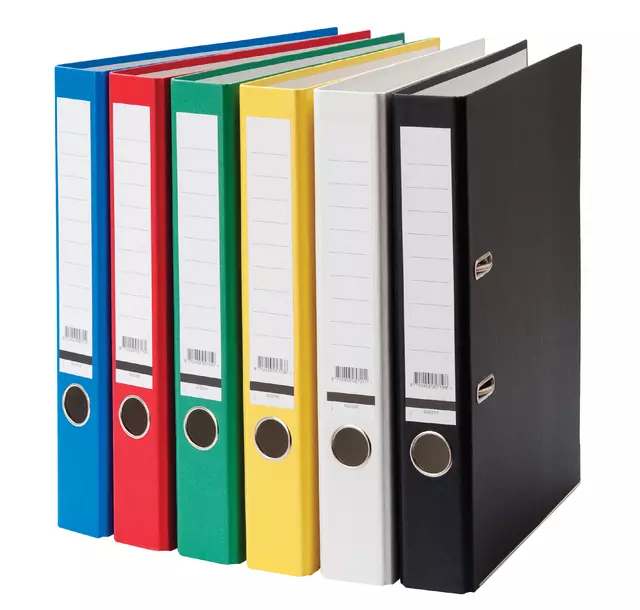 Ordner A4 Zwart van 50mm - Karton - Qbasic