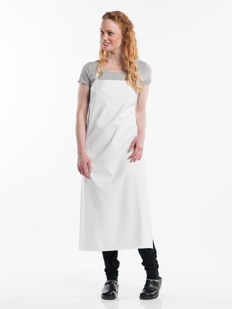 Afwasschort Bib Apron wit W75-L110