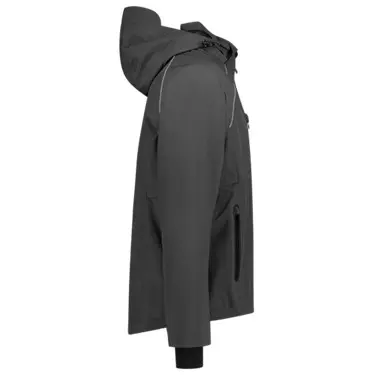 Werkjas Tech Shell wind/waterdicht donkergrijs