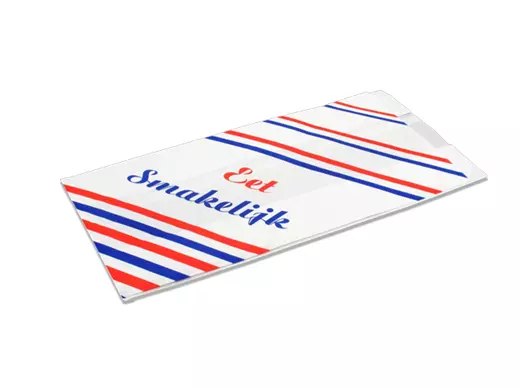 Snackzak Eet Smakelijk ½-pond Ersatz Papier 11/8x32cm 1400 stuks