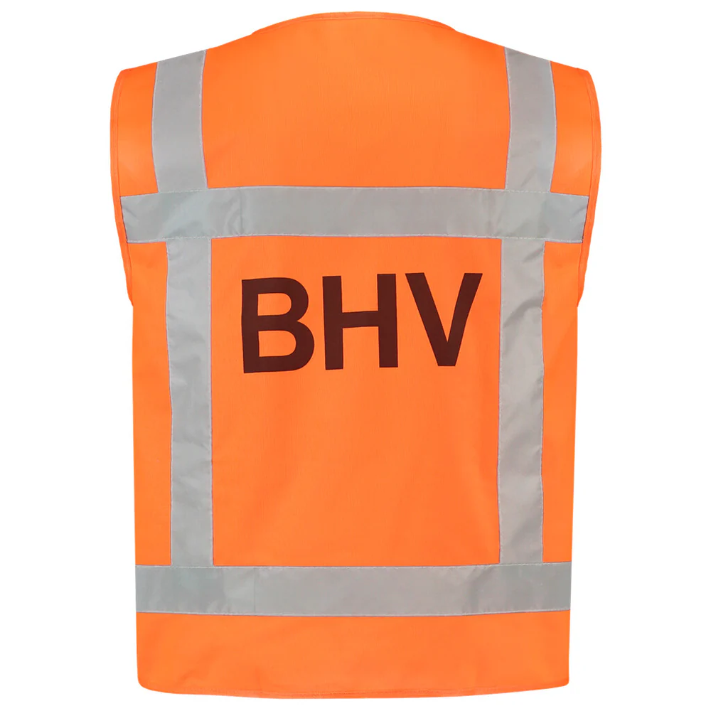 Veilgheidsvest oranje maat BHV/RWS