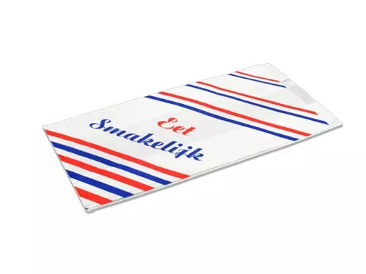 Snackzak Eet Smakelijk ½-pond Ersatz Papier 11/8x22cm 1500 stuks
