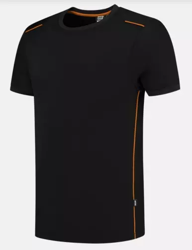 T-shirt Accent Black/Orange 102703