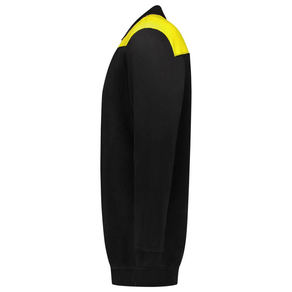 Polosweater bicolor Naden Black/Yellow