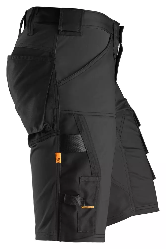 Snickers Korte Werkbroek 6143 - Stretch - Zwart 