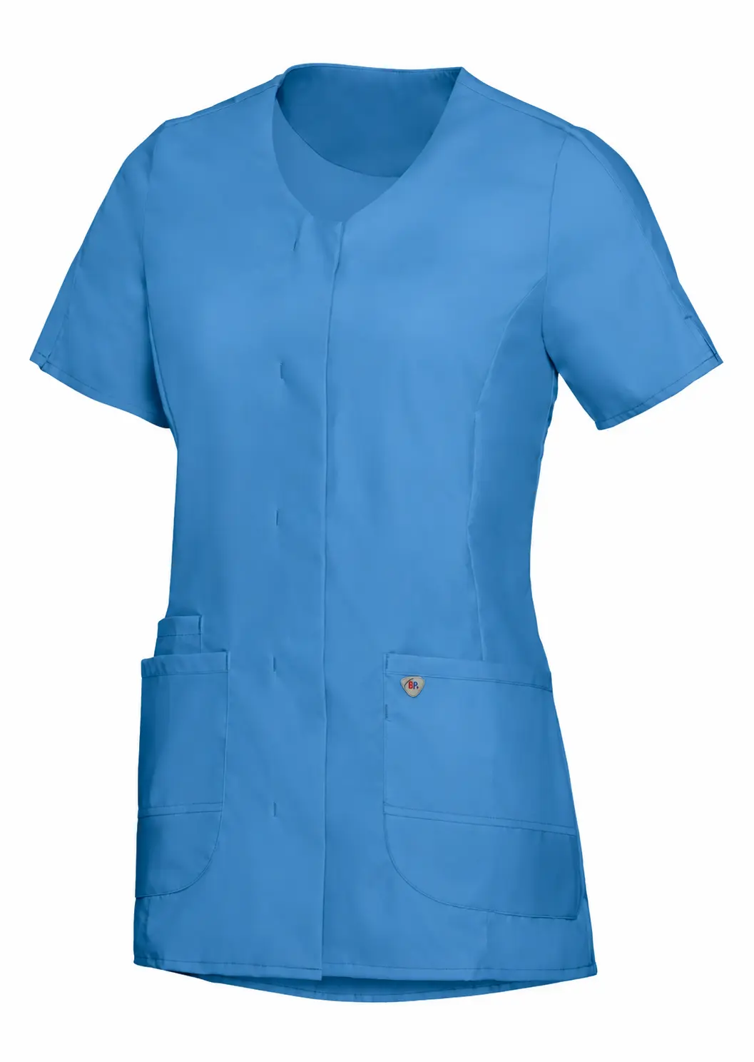 Zorgtuniek 1764 Azuurblauw BP Dames Voorkant