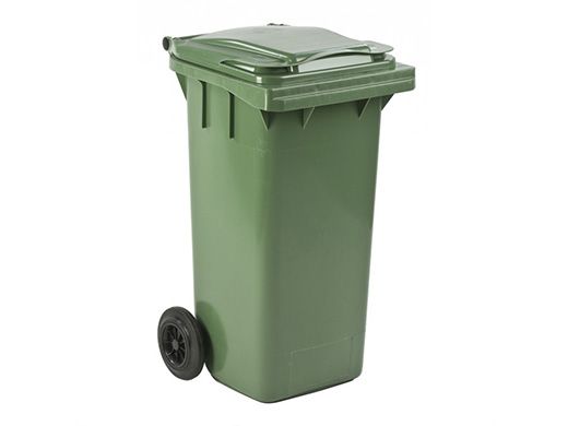 Mini-container 120 liter kunststof groen