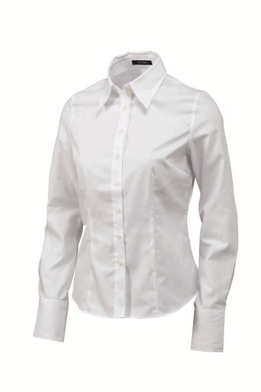 Tricorp Blouse 100% Katoen Poplin Outlet White