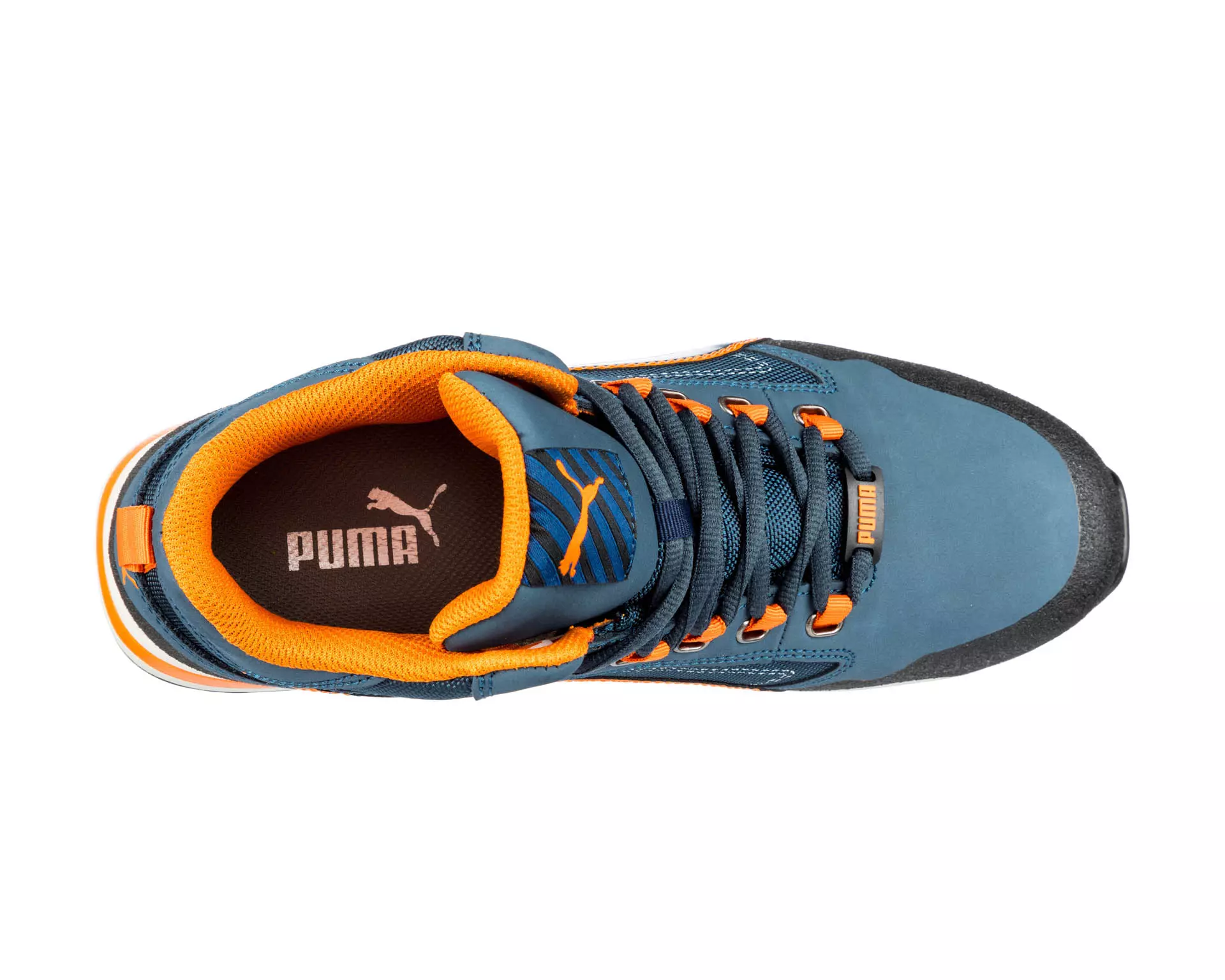 S3 Werkschoen Crosstwist Mid blauw/oranje Puma