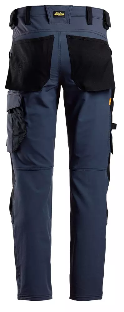 Snickers werkbroek full stretch marine/zwart 6371