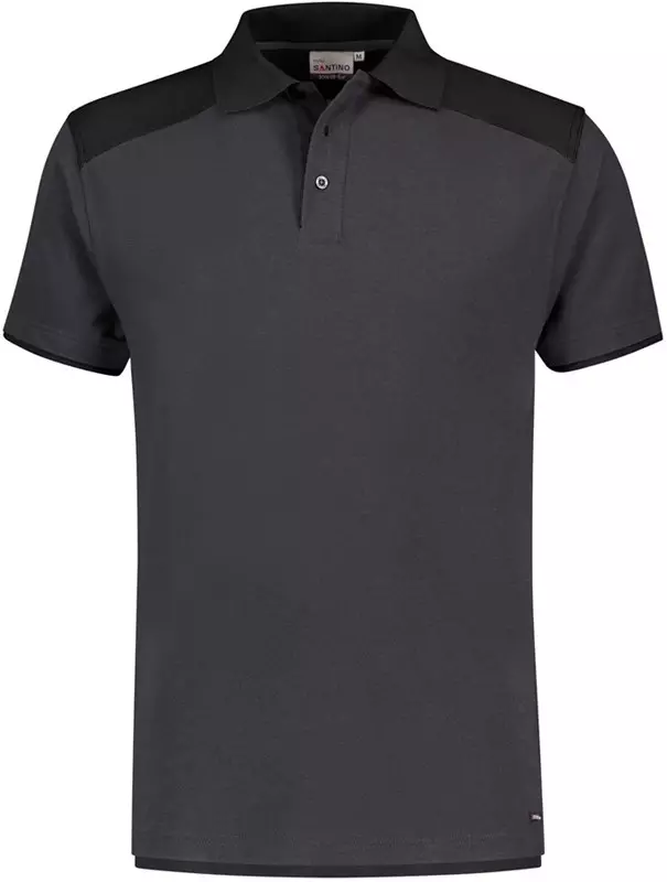 Santino Poloshirt Tivoli graphite/zwart