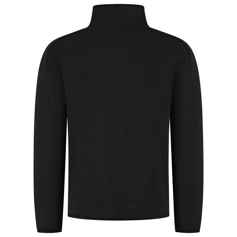 Fleecejack knitted redefined dames zwart