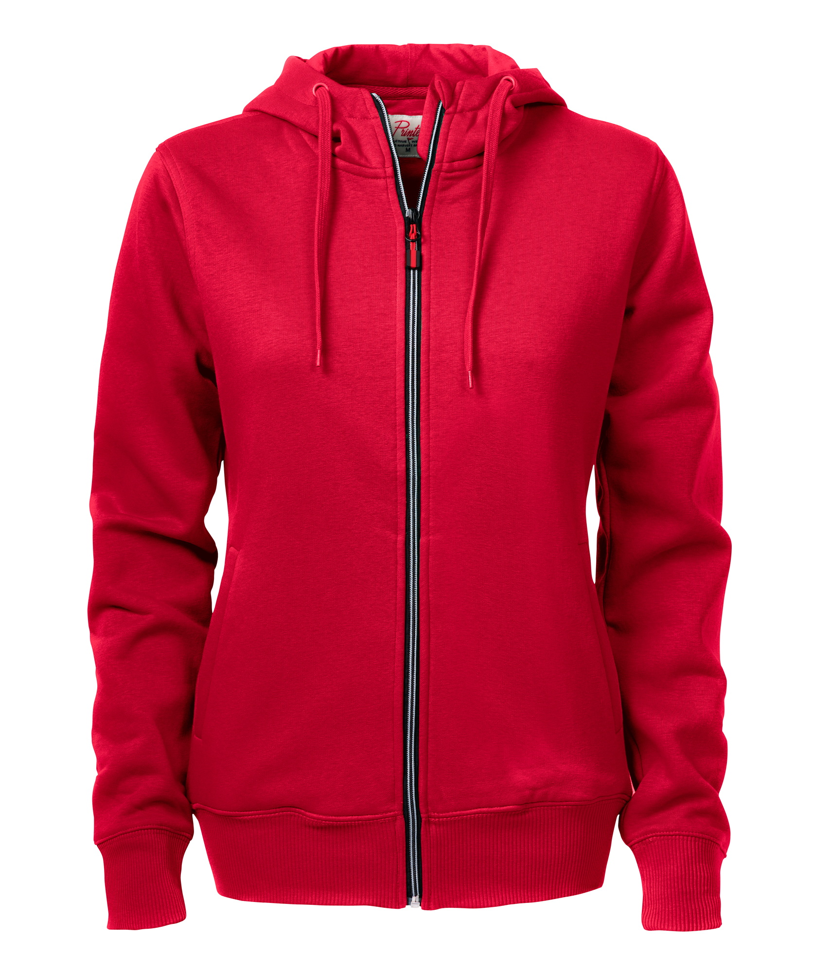 Hooded vest Overhead dames rood