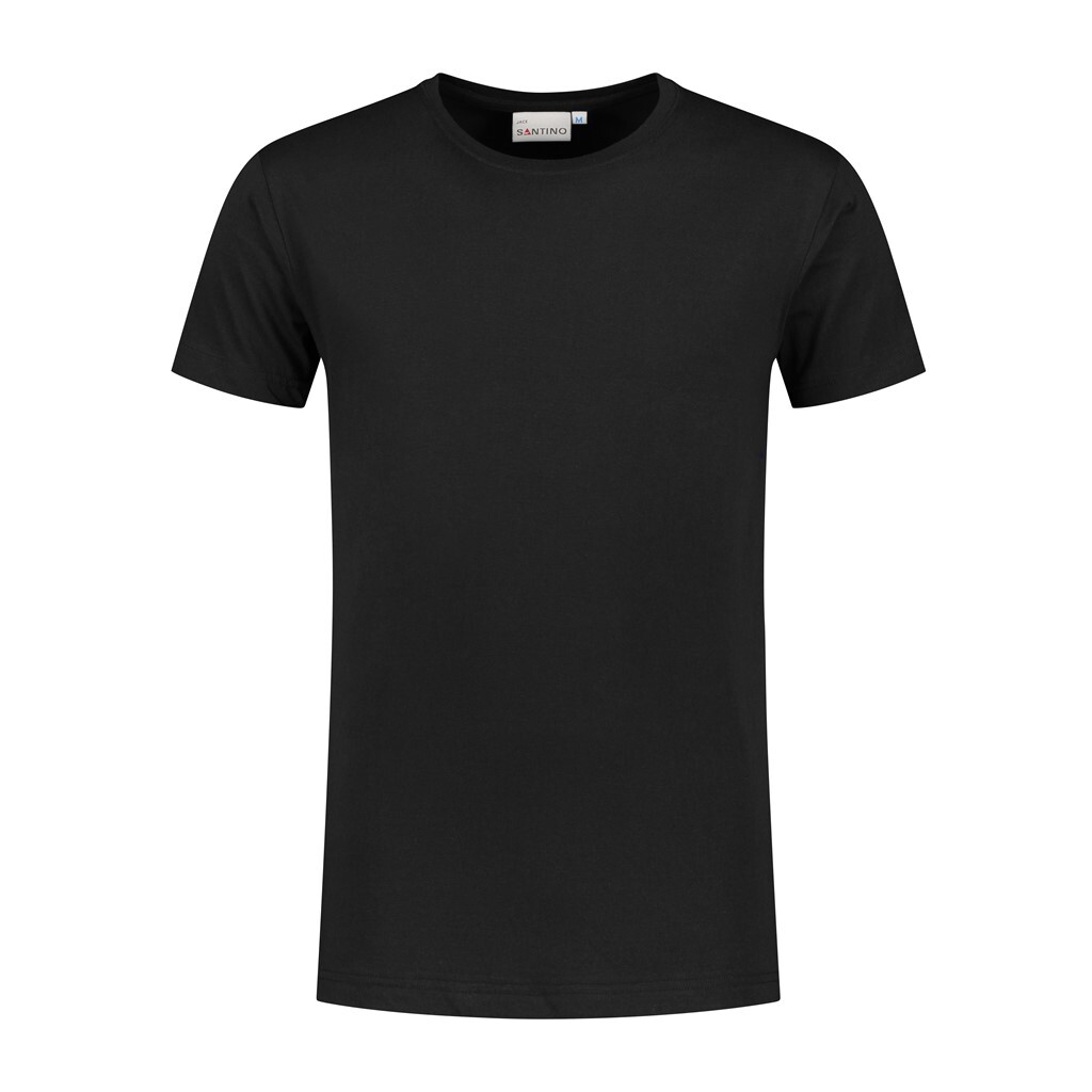 Santino T-shirt Jace C-neck Black