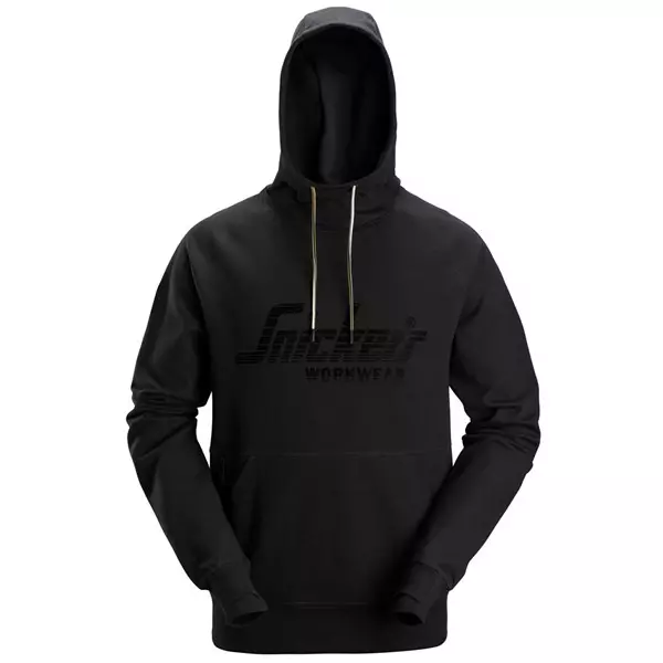 Hoodie Logo Snickers zwart