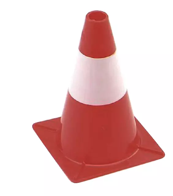 Pion 30cm rood/wit