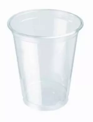 Plastic Beker Recht Model 300ml Top Ø95mm