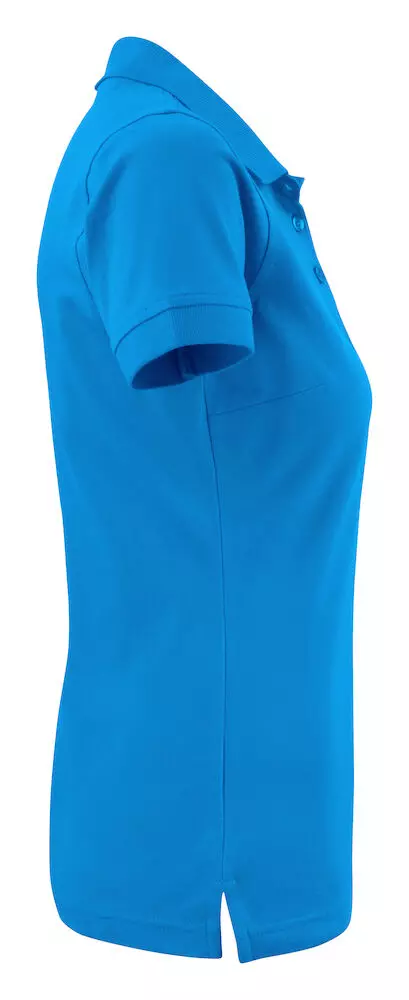 Polo oceaanblauw dames surf stretch