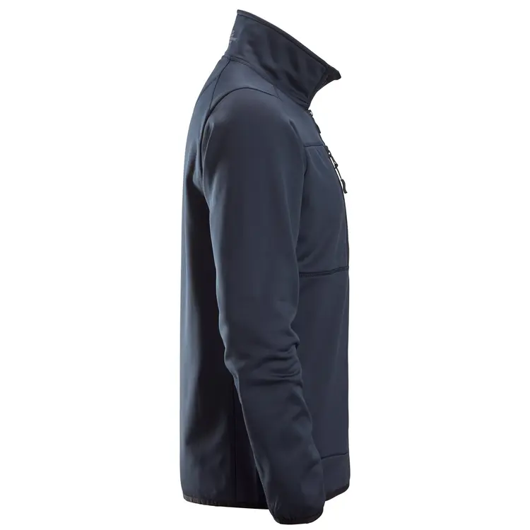 Fleece jas met rits 8059 Snickers marine blauw