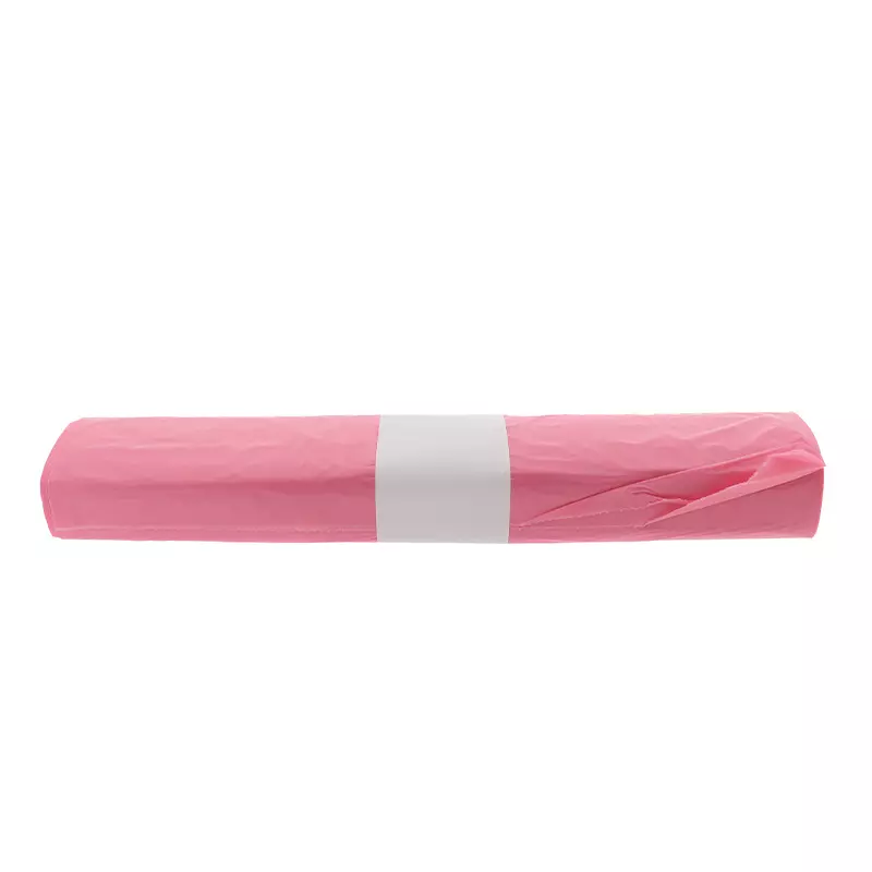 Afvalzak HDPE 58x100cm T23 17mu Roze