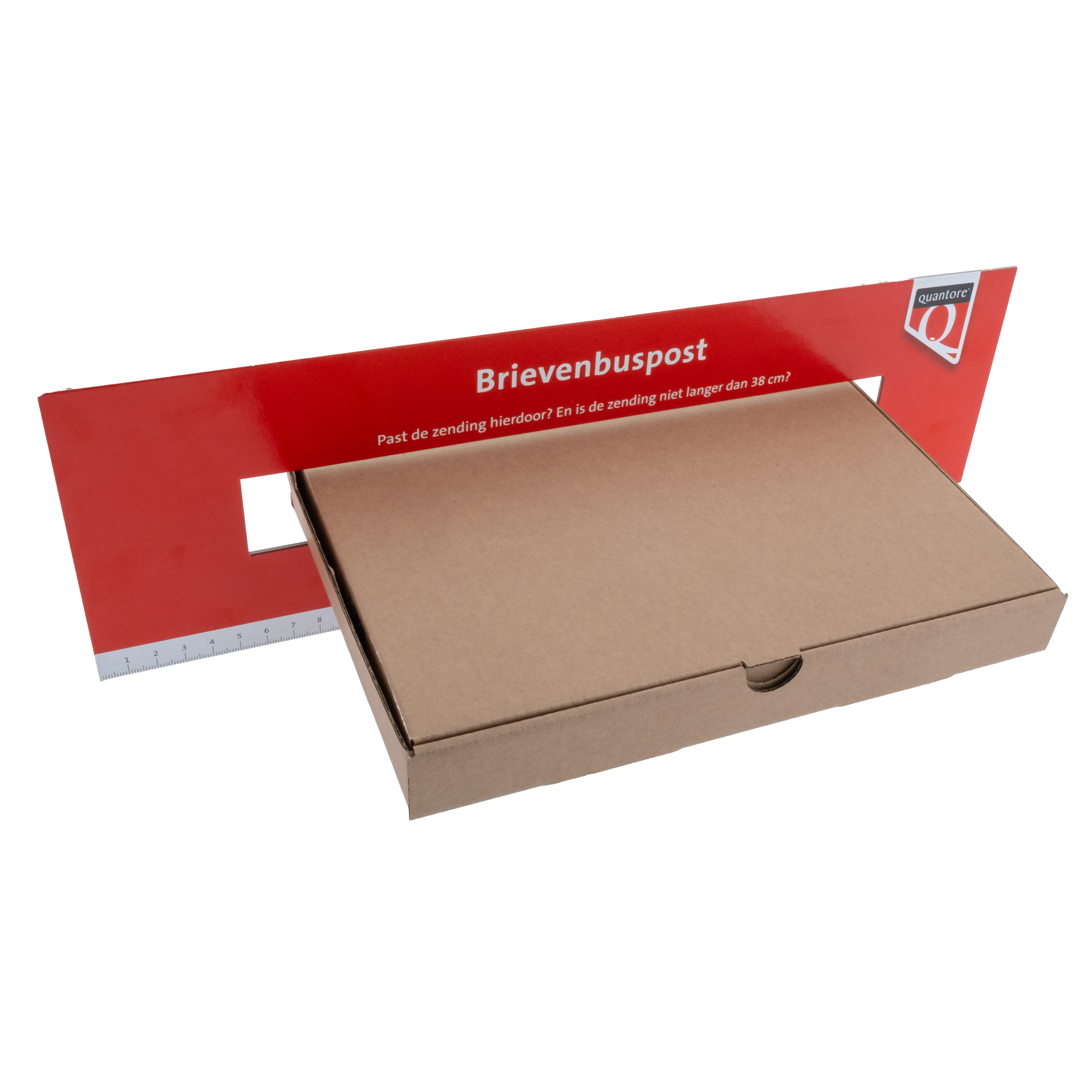 Brievenbusdoos A5 Bruin Enkelgolf 22,5x15x2,5cm