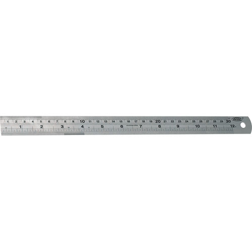 Liniaal Basic metaal 30cm